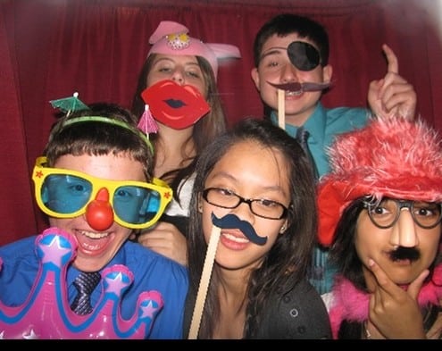 teen party photo booth